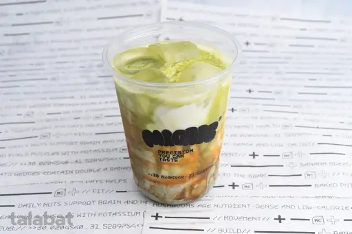 Iced Salted Caramel Matcha 